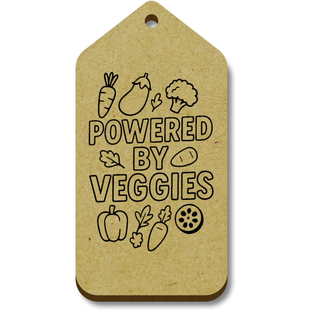 'Powered By Veggies' Gift / Luggage Tags (TG054885)