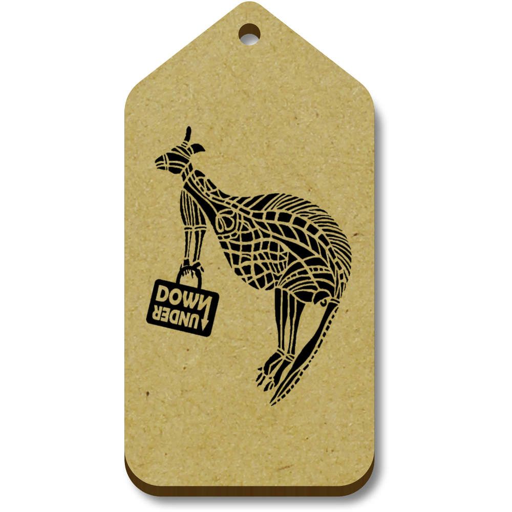 'Australia Holiday Kangaroo' Gift / Luggage Tags (TG054975)