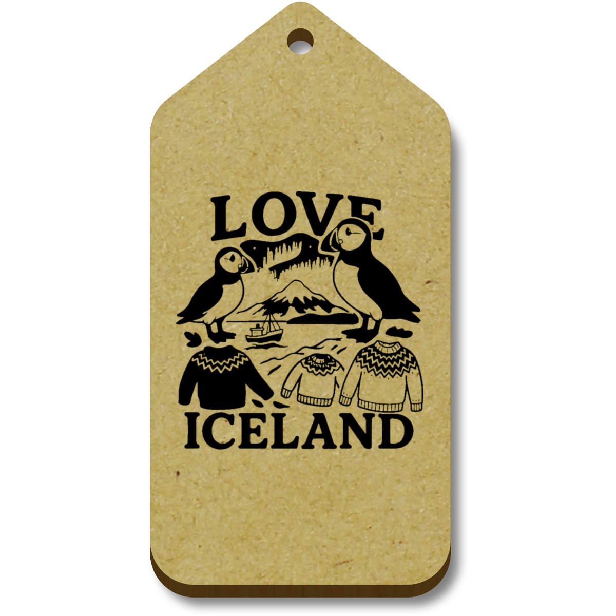 'Love Iceland' Gift / Luggage Tags (TG056709)