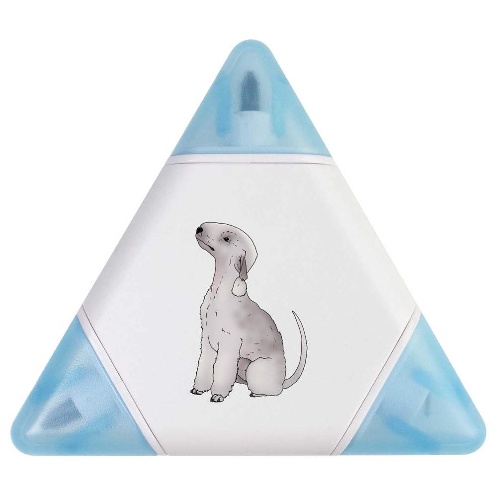 'Bedlington Terrier Dog' Compact DIY Multi Tool - Triangle Pocket Tool for Measuring, Repairs, Keyrings and Gifts (TI00039490)