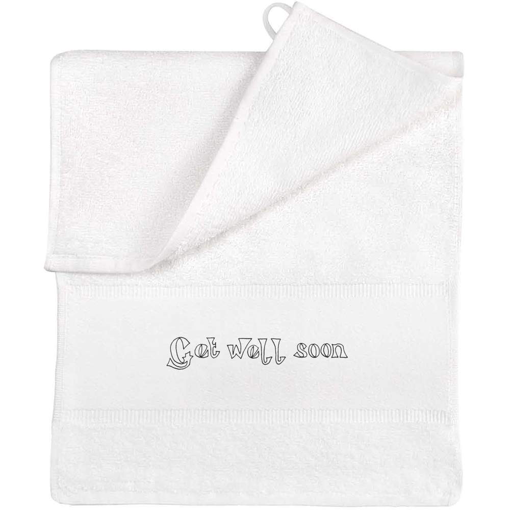 'Get Well Soon' Flannel / Guest Towel (TL00004845)