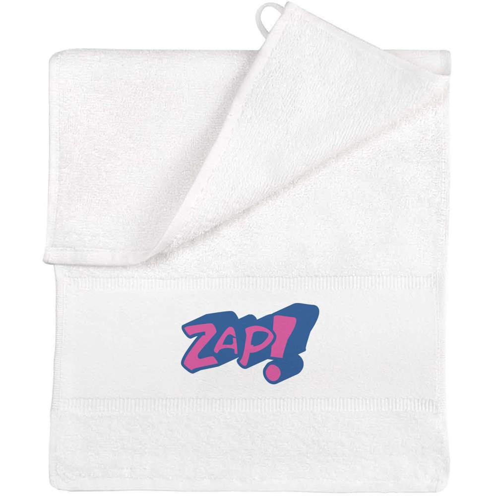 'ZAP! Comic Book Word Pop Art Text' Flannel / Guest Towel (TL00051326)