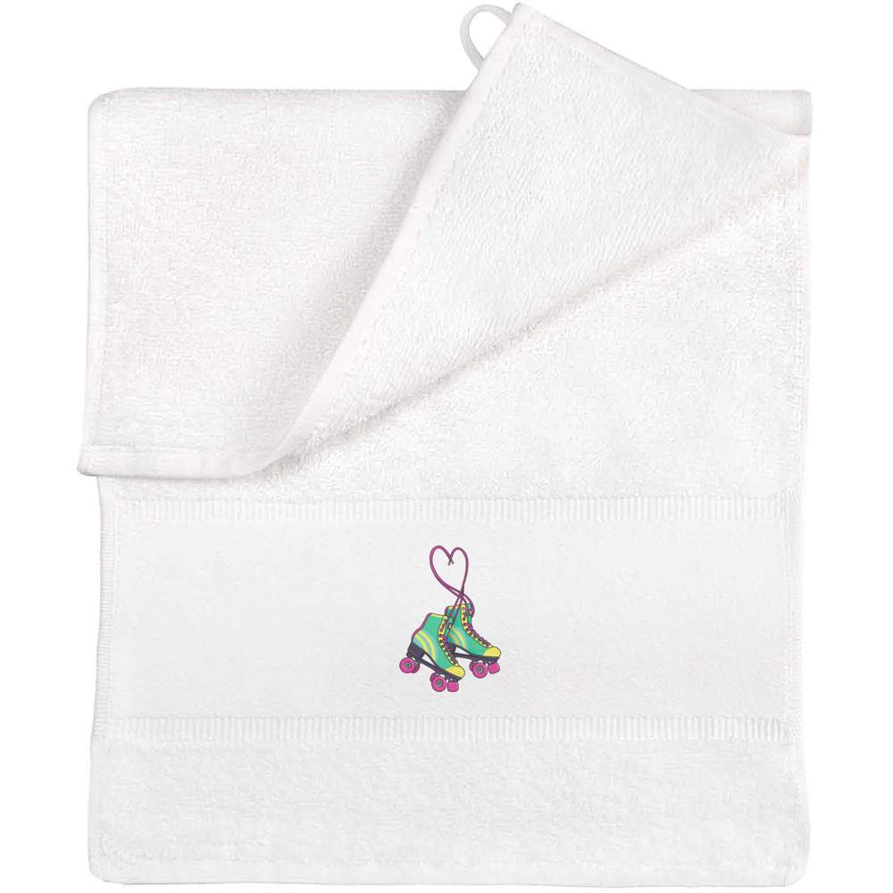 'Love Roller Skates ' Flannel / Guest Towel (TL00075396)