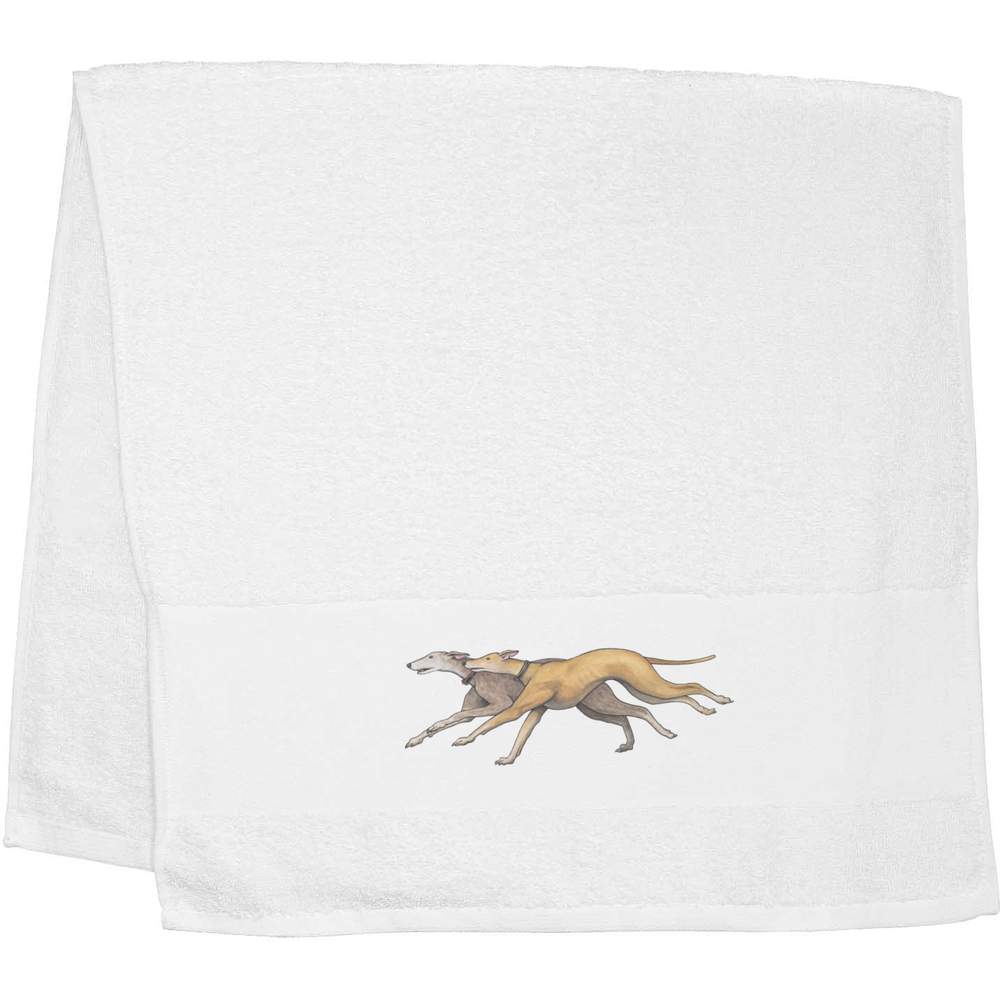 'Running Greyhounds' Hand / Guest Towel (TL00034752)