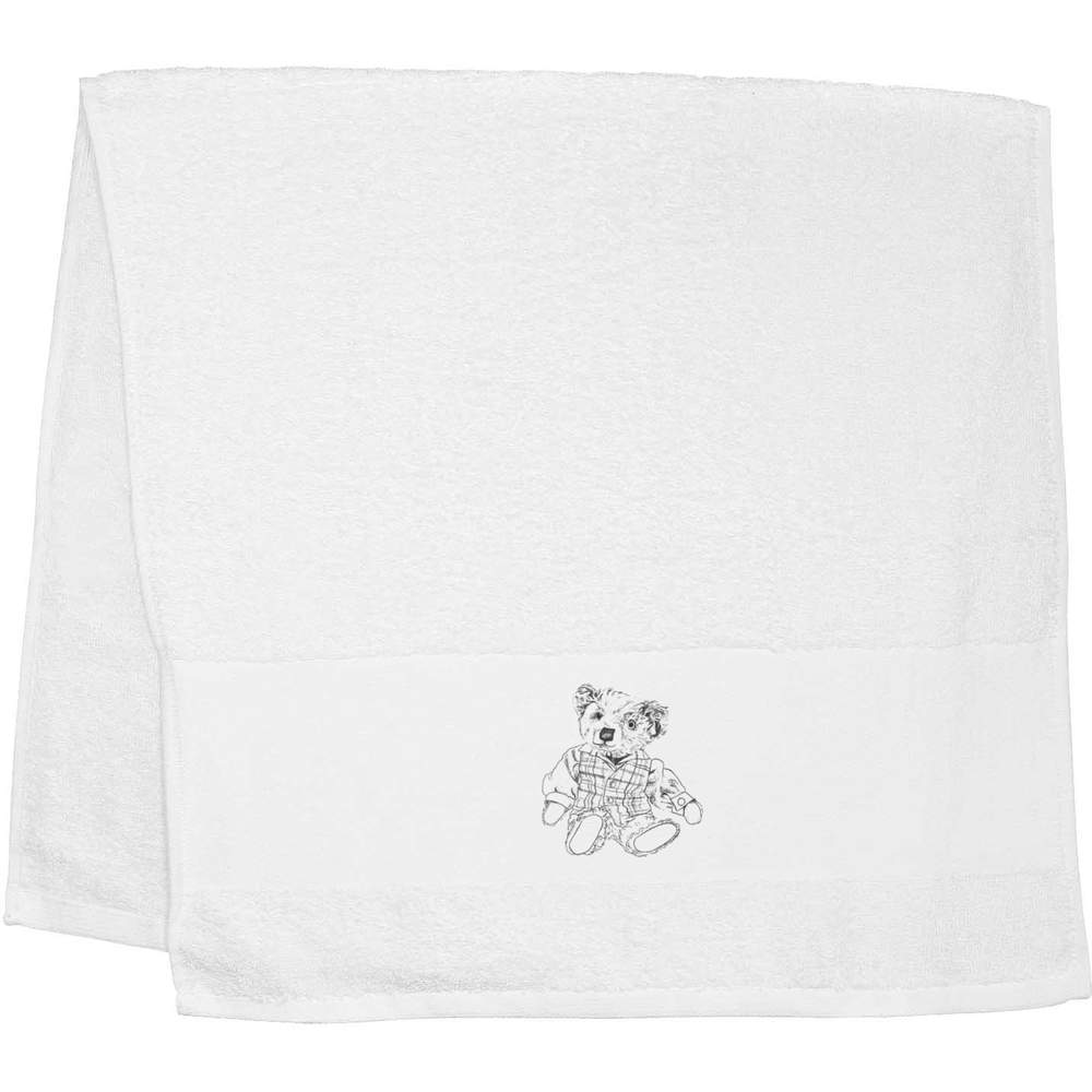 'Teddy Bear in Tweed' Hand / Guest Towel (TL00042868)