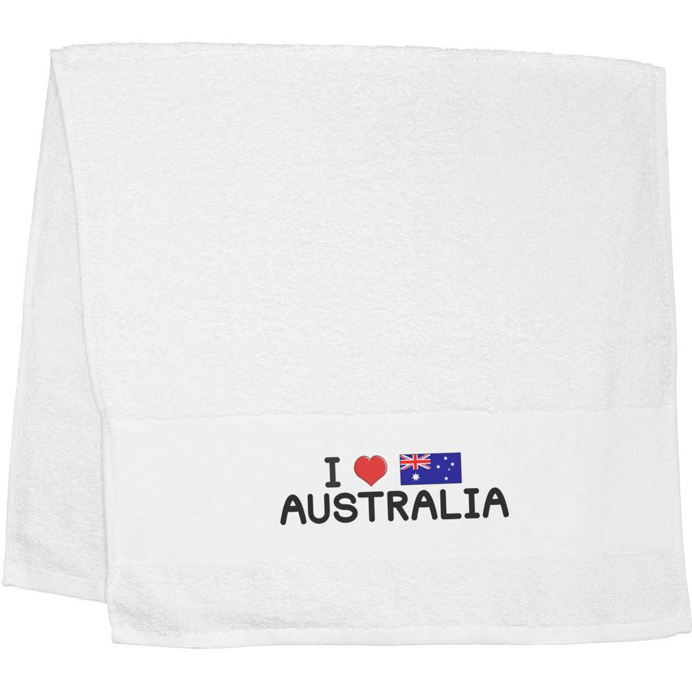 'I love Australia' Hand / Guest Towel (TL00044774)