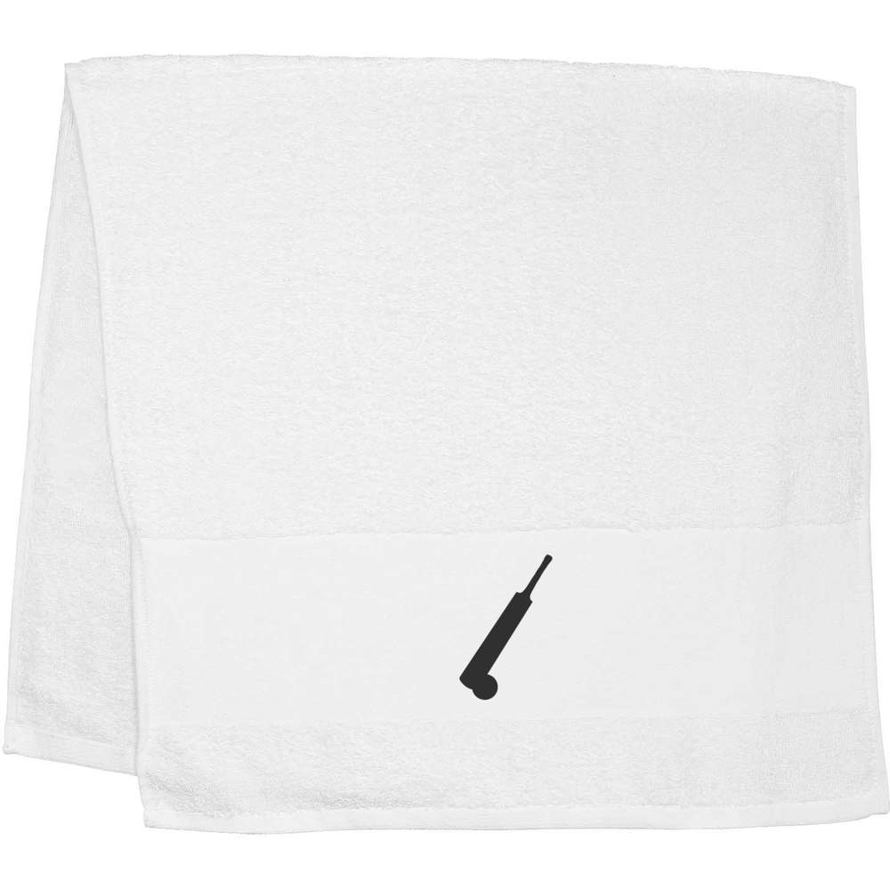 'Cricket Bat & Ball Silhouette' Hand / Guest Towel (TL00049703)