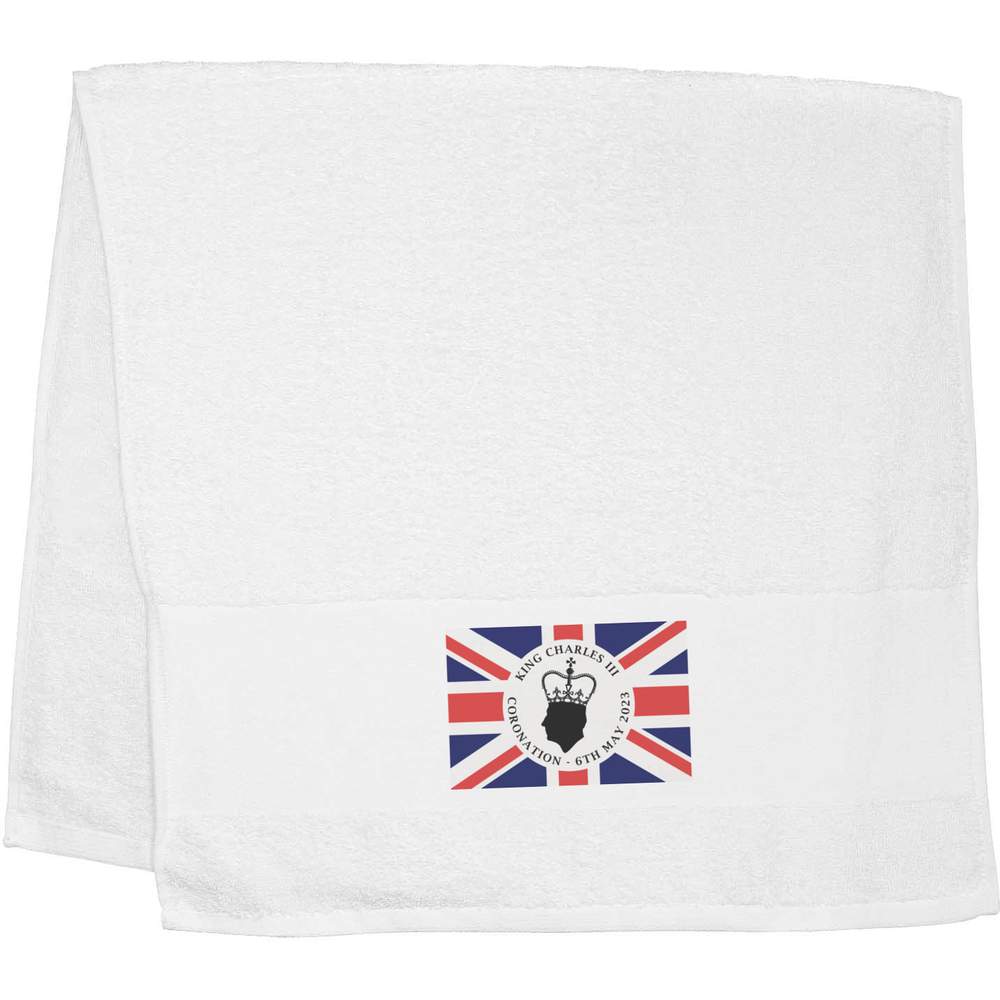 'King Charles Coronation Union Jack Flag' Hand / Guest Towel (TL00049815)