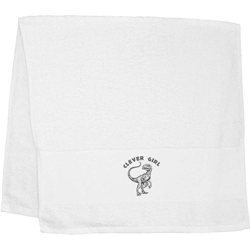 'Clever Girl Dinosaur' Hand / Guest Towel (TL00051823)