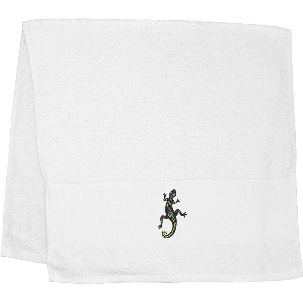 'Colourful Lizard' Hand / Guest Towel (TL00055501)