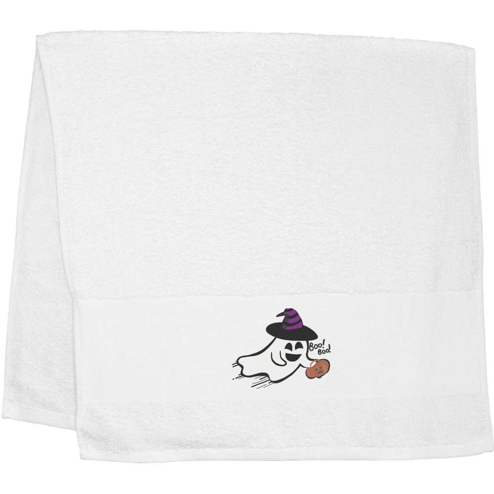 'Cute Ghost Saying Boo' Hand / Guest Towel (TL00056641)