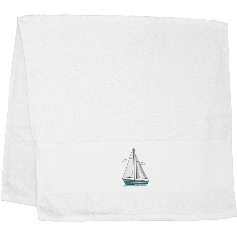 'Sailboat On The Water' Hand / Guest Towel (TL00060237)