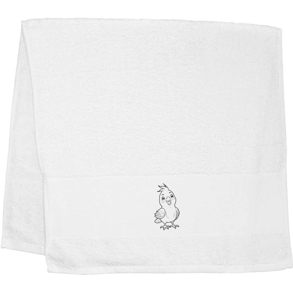 'Cockatiel Singing' Hand / Guest Towel (TL00061497)