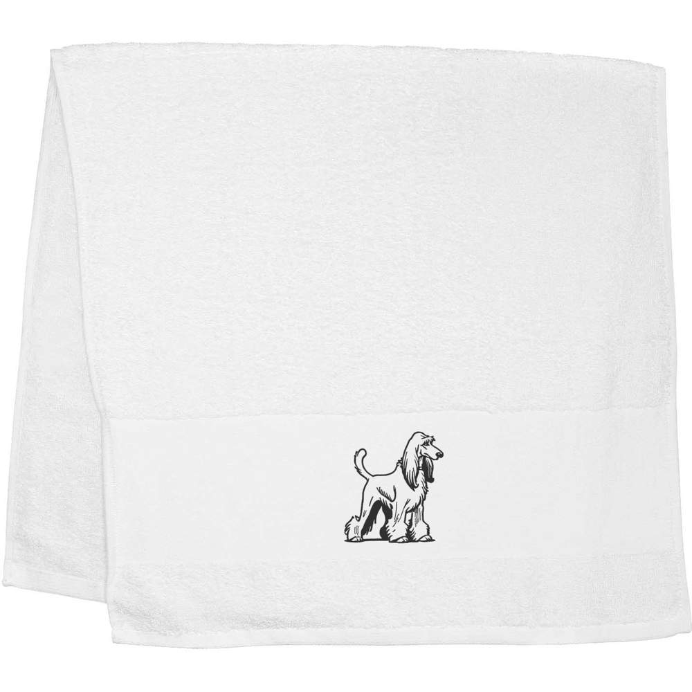 'Afghan Hound Dog' Hand / Guest Towel (TL00063099)