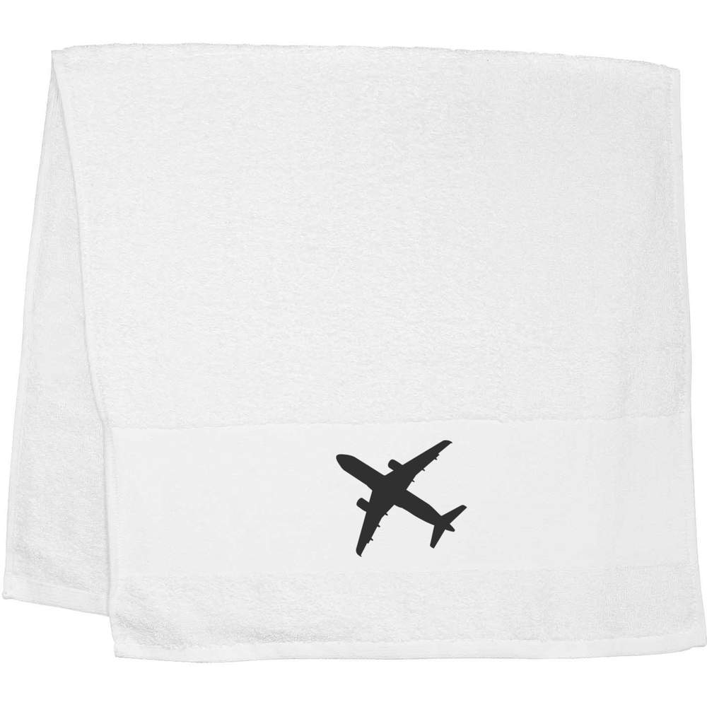 'Airplane Silhouette' Hand / Guest Towel (TL00064027)