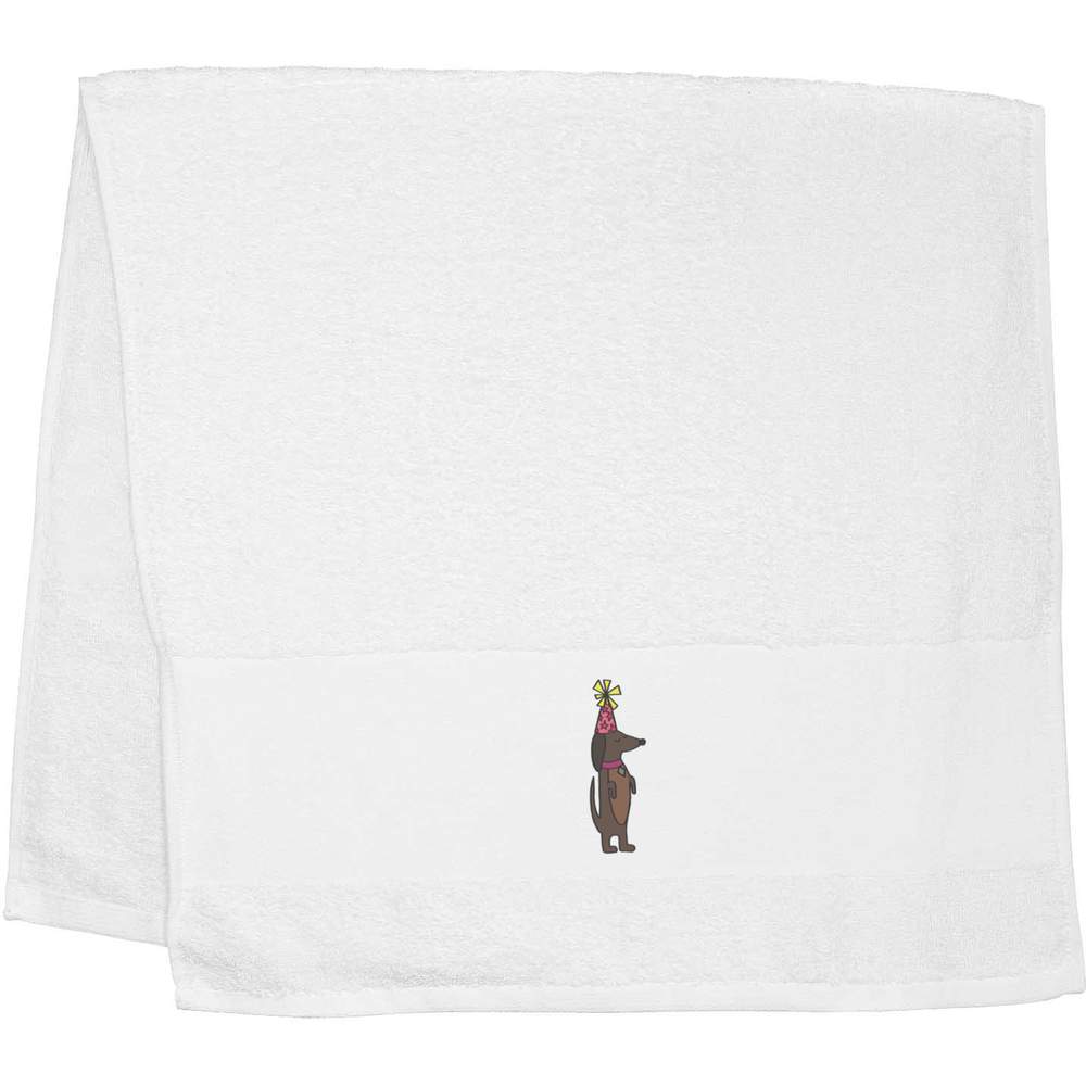 'Dachshund Party 'Lou'' Hand / Guest Towel (TL00064177)