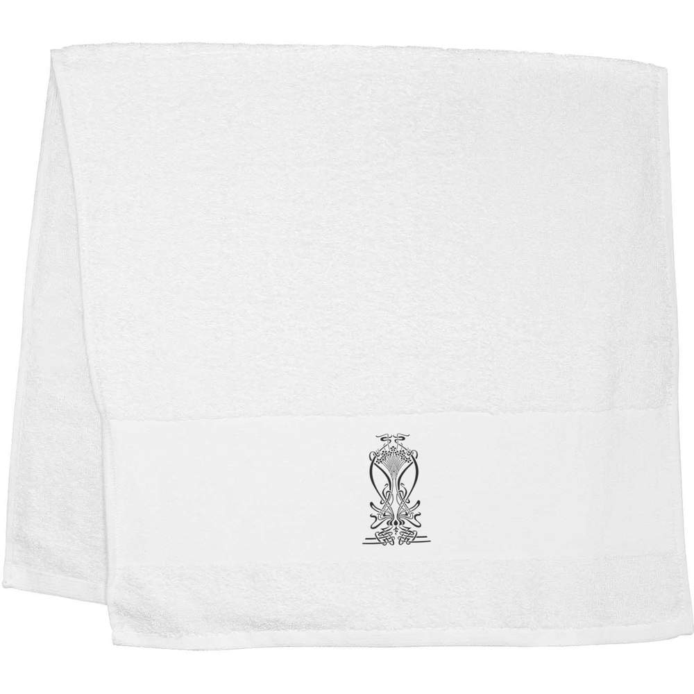 'Art Nouveau Floral' Hand / Guest Towel (TL00067825)