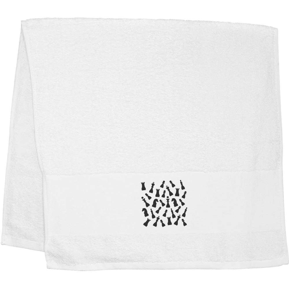 'Tumbling Chess Pieces' Hand / Guest Towel (TL00067943)