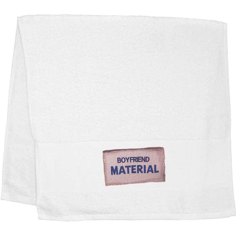 'Boyfriend Material' Hand / Guest Towel (TL00068087)