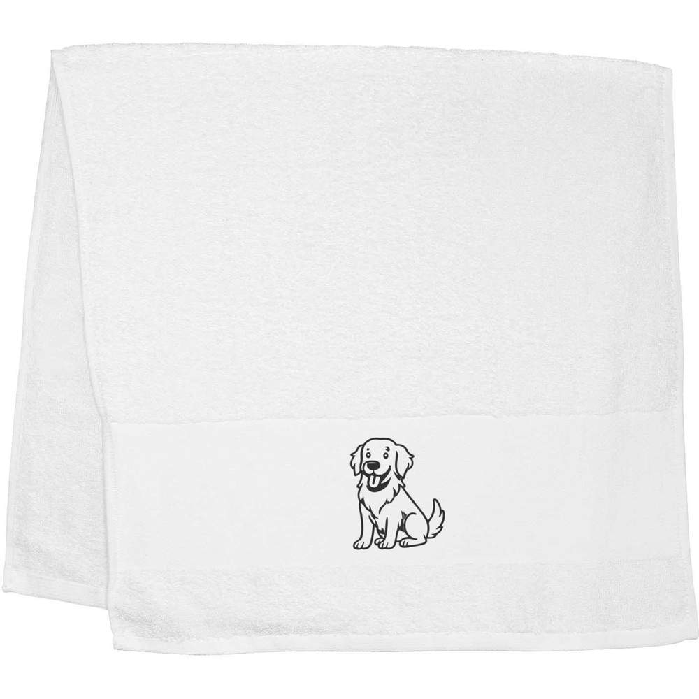 'Golden Retriever' Hand / Guest Towel (TL00078609)