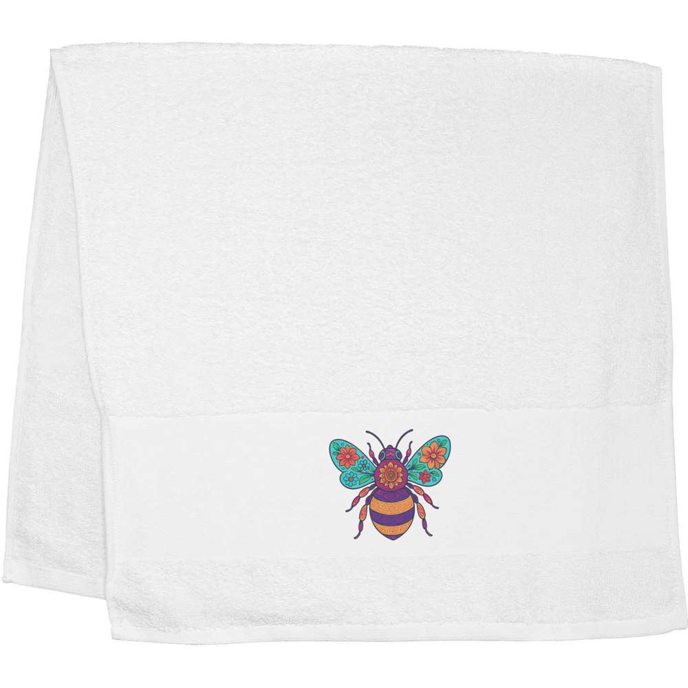'Bumble Bee Mandala' Hand / Guest Towel (TL00083455)