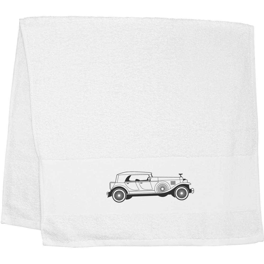 'Vintage Car' Hand / Guest Towel (TL00085639)