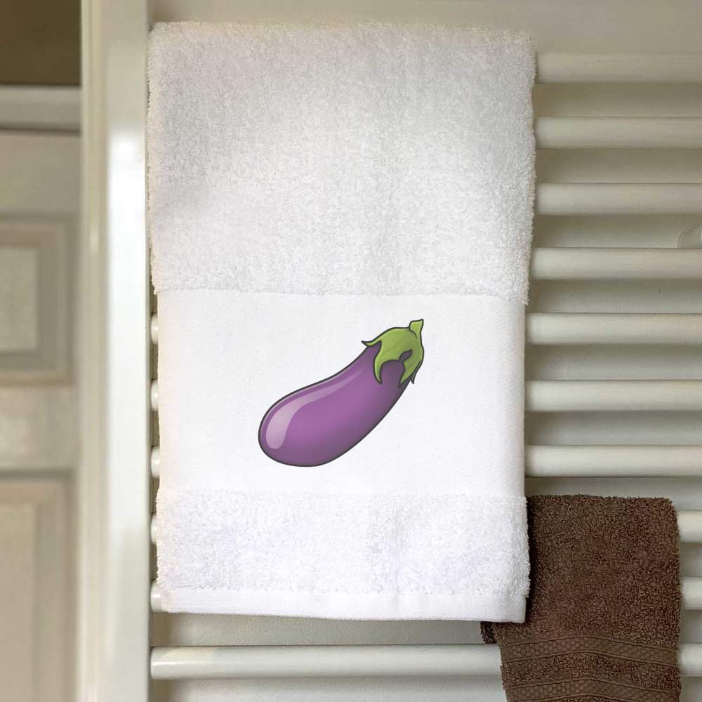 aubergine bath towels