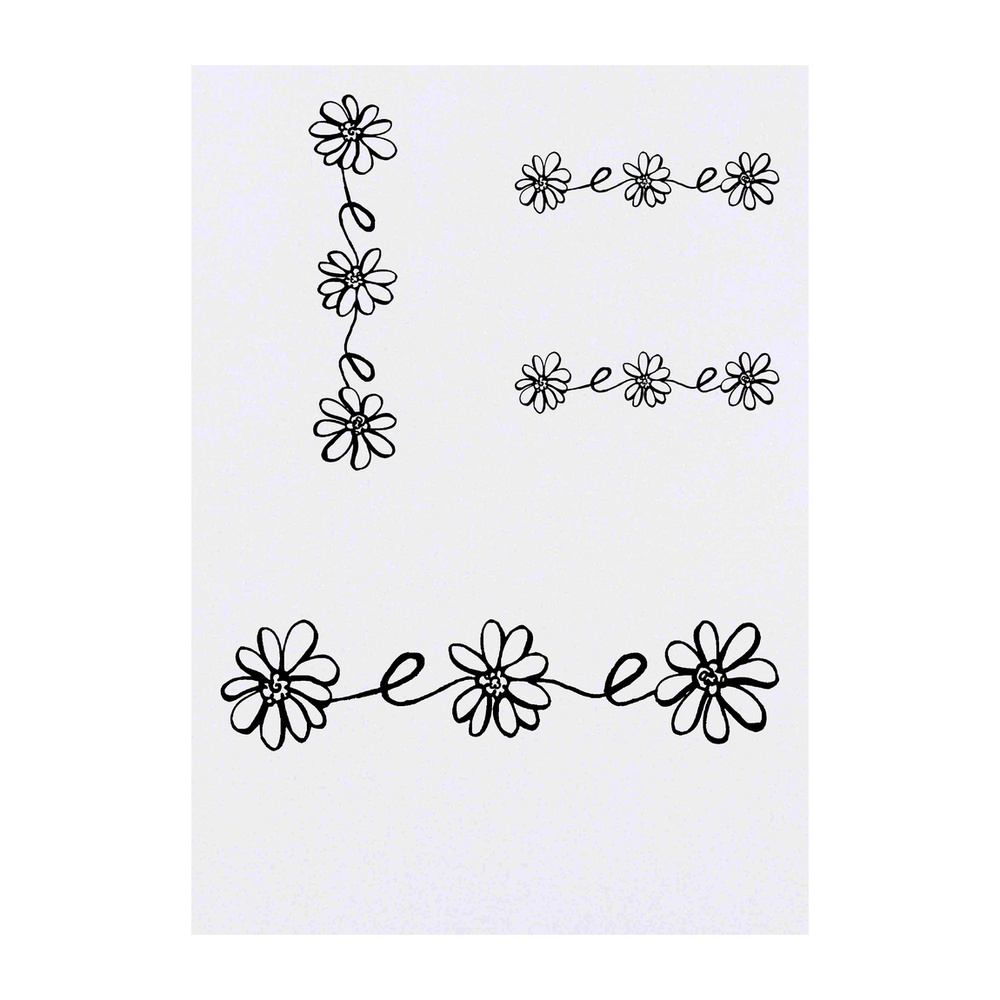'Daisy Chain' Temporary Tattoos (TO005974) | eBay