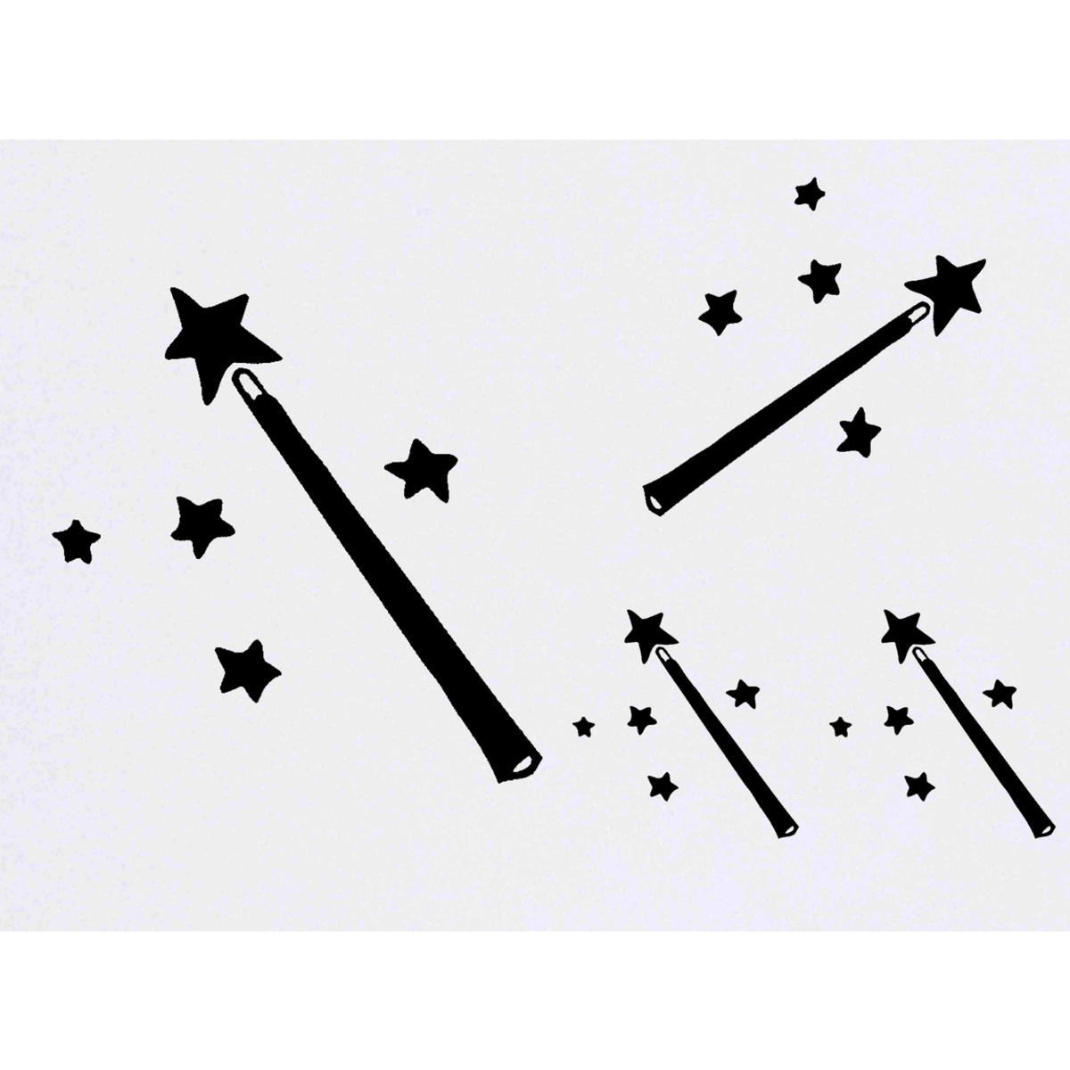 'Magic Wand' Temporary Tattoos -  Water Resistant, Skin-Safe, Non-Toxic Transfers (TO007593)