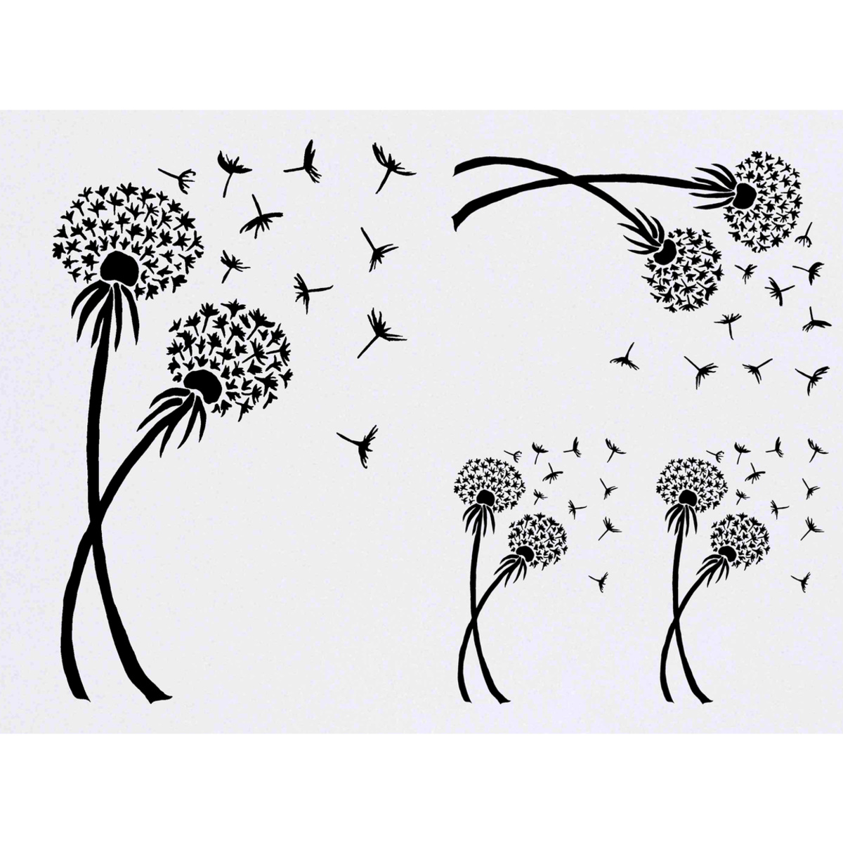 'Dandelions' Temporary Tattoos -  Water Resistant, Skin-Safe, Non-Toxic Transfers (TO009567)