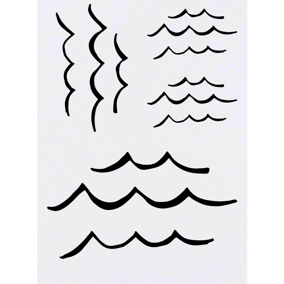'Ocean Waves' Temporary Tattoos -  Water Resistant, Skin-Safe, Non-Toxic Transfers (TO019869)
