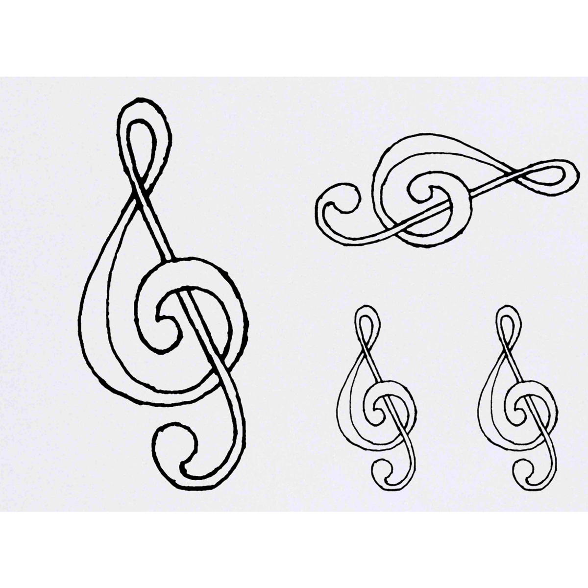'Music Symbol' Temporary Tattoos -  Water Resistant, Skin-Safe, Non-Toxic Transfers (TO020283)