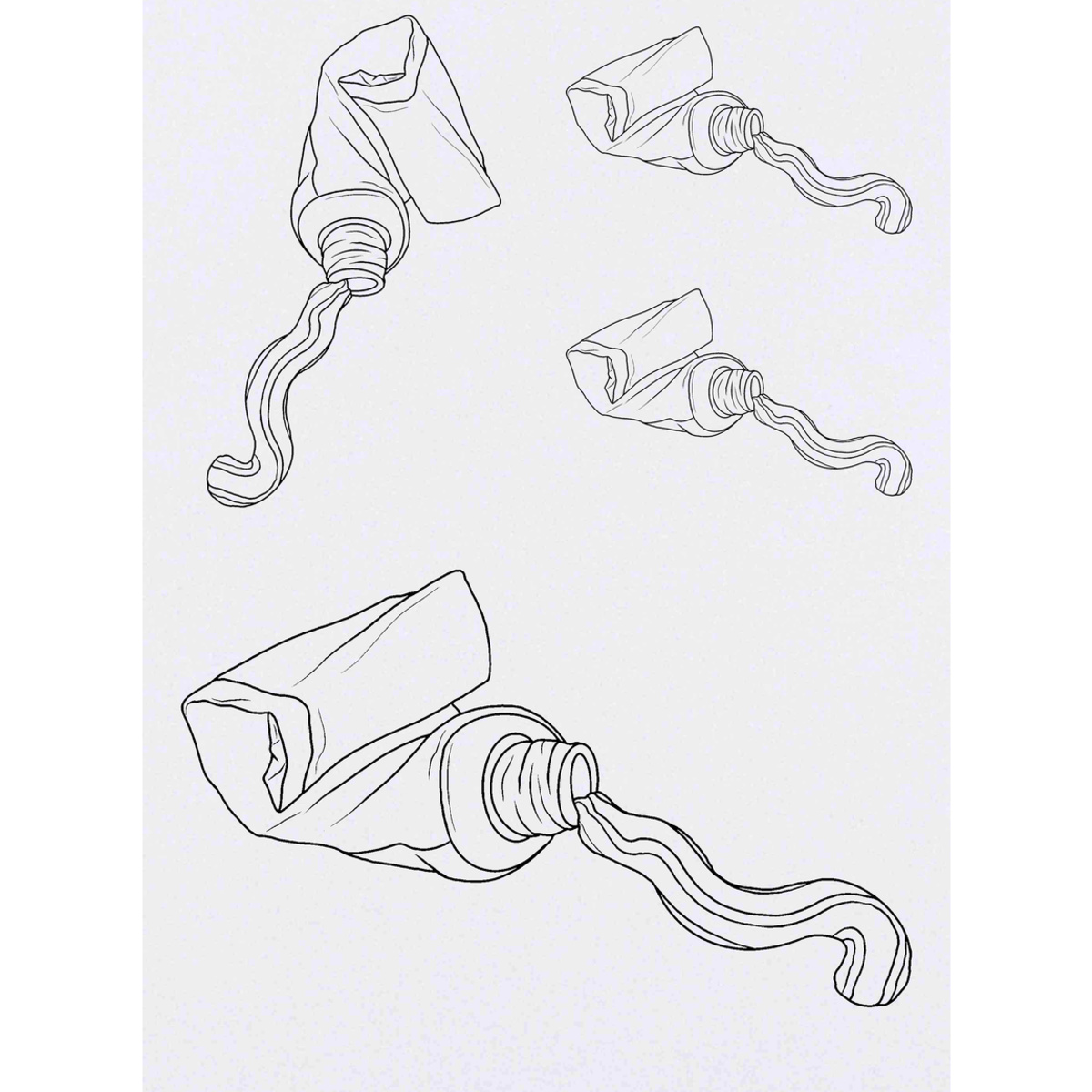 'Toothpaste' Temporary Tattoos -  Water Resistant, Skin-Safe, Non-Toxic Transfers (TO039697)