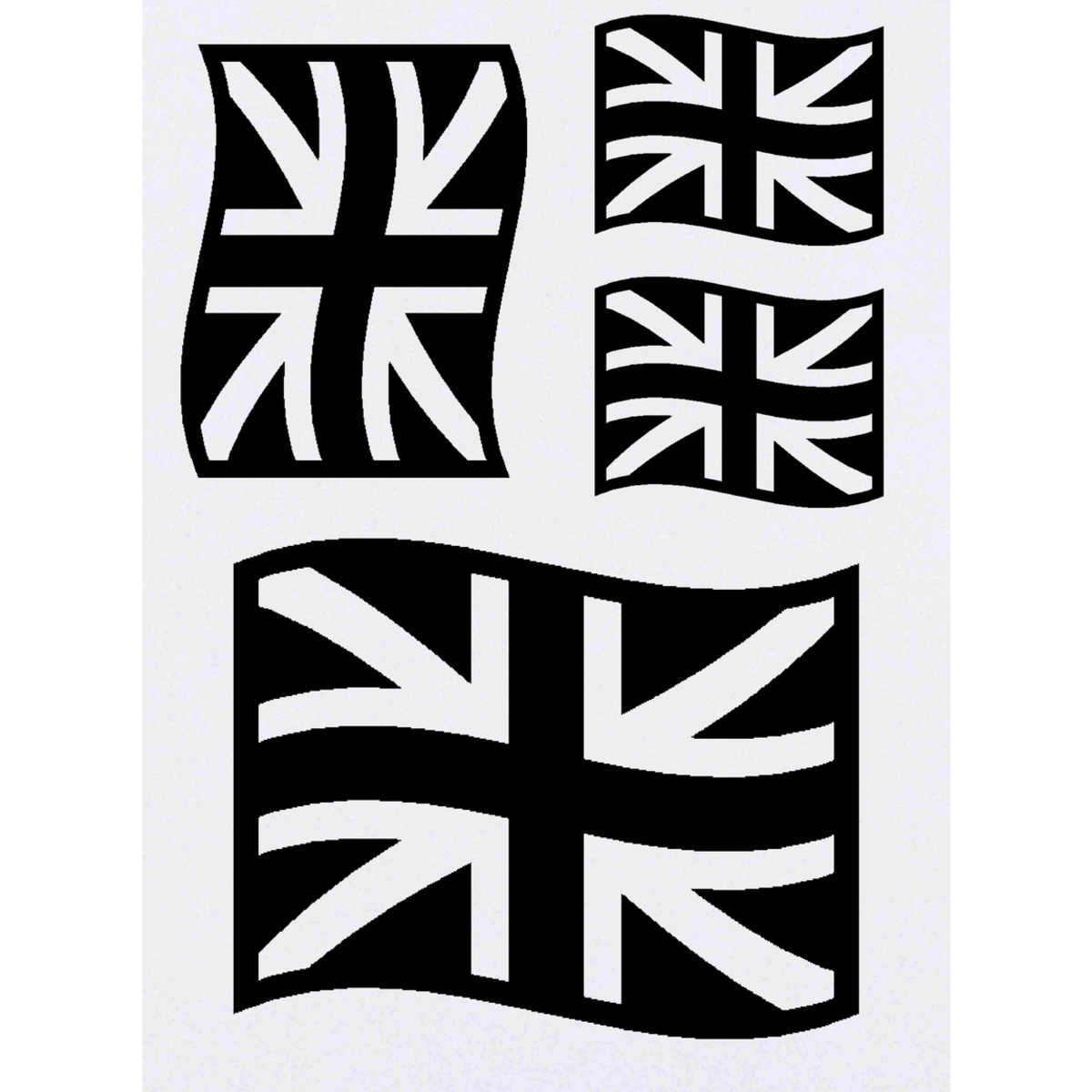 25 X UK Flagge Tattoos – Temporäre Union Jack Tattoos Für Fans & Partys