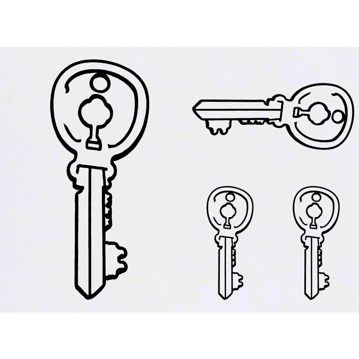 'Club Key' Temporary Tattoos -  Water Resistant, Skin-Safe, Non-Toxic Transfers (TO047796)
