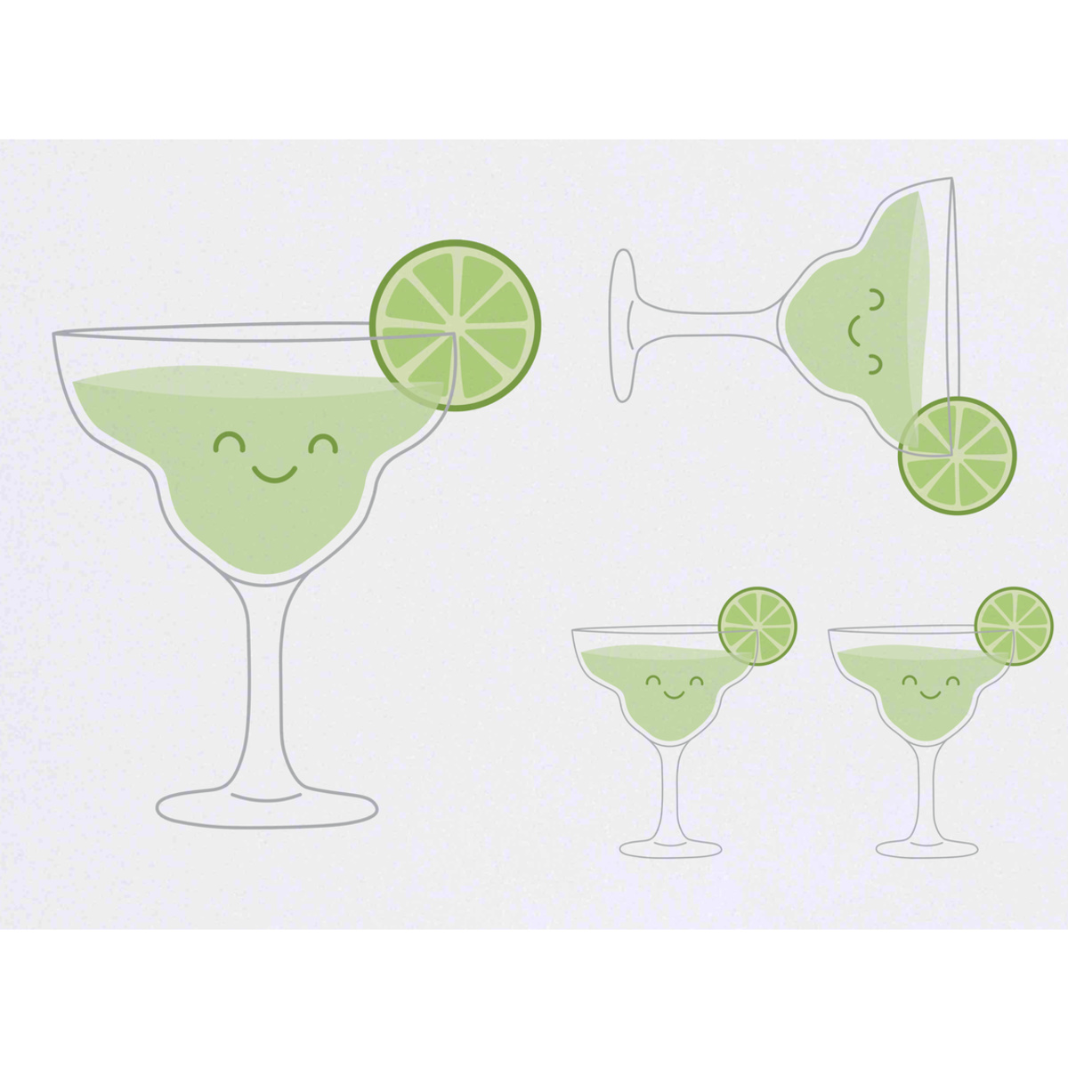 'Magarita' Temporary Tattoos -  Water Resistant, Skin-Safe, Non-Toxic Transfers (TO053746)