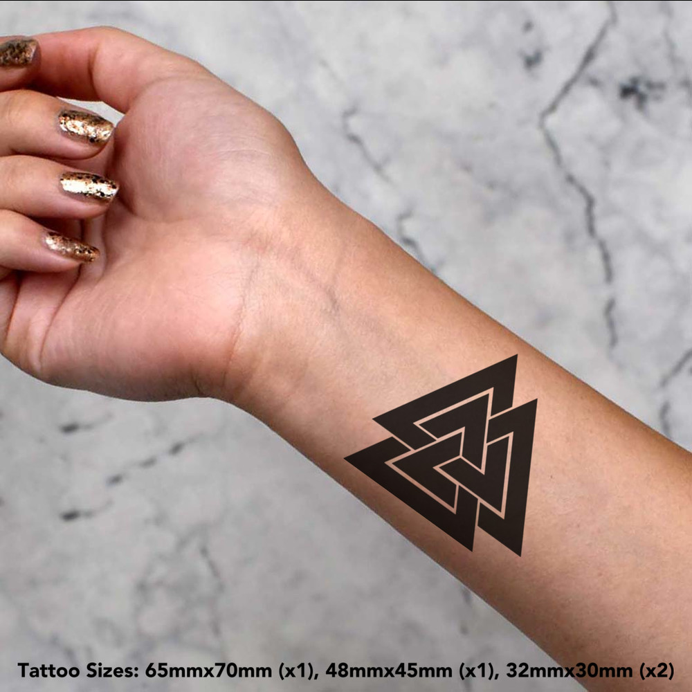 Valknut symbol | Tattoo by Fuji X Lauj | By Kinship Collective  TattooFacebook