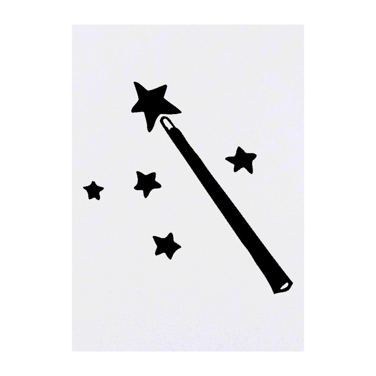 'Magic Wand' Temporary Tattoo -  Water Resistant, Skin-Safe, Non-Toxic Transfer (TO00019951)