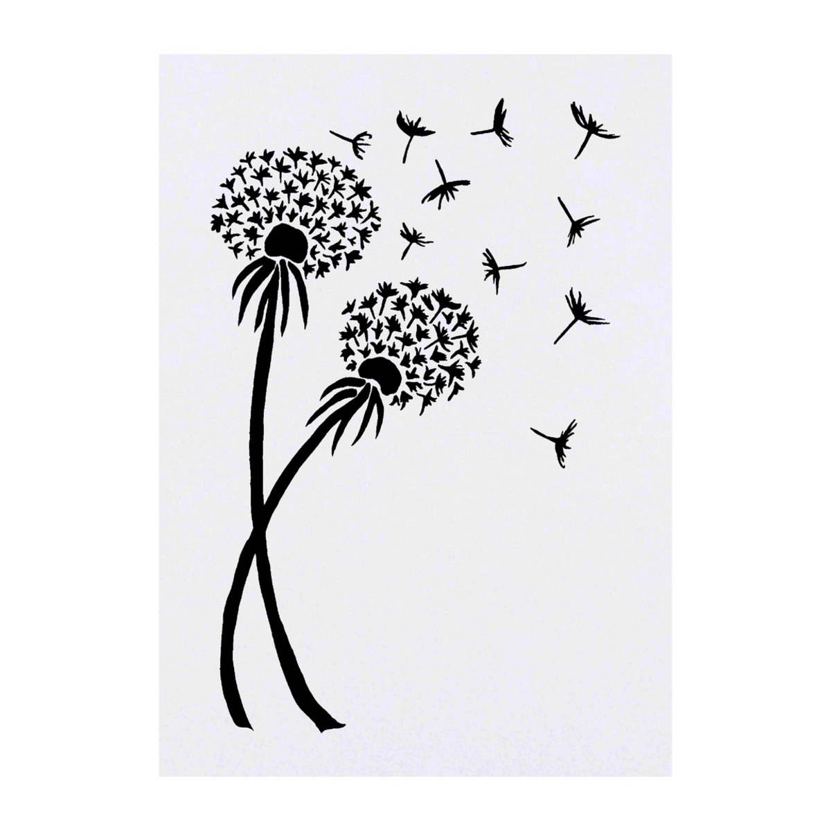 'Dandelions' Temporary Tattoo -  Water Resistant, Skin-Safe, Non-Toxic Transfer (TO00020685)