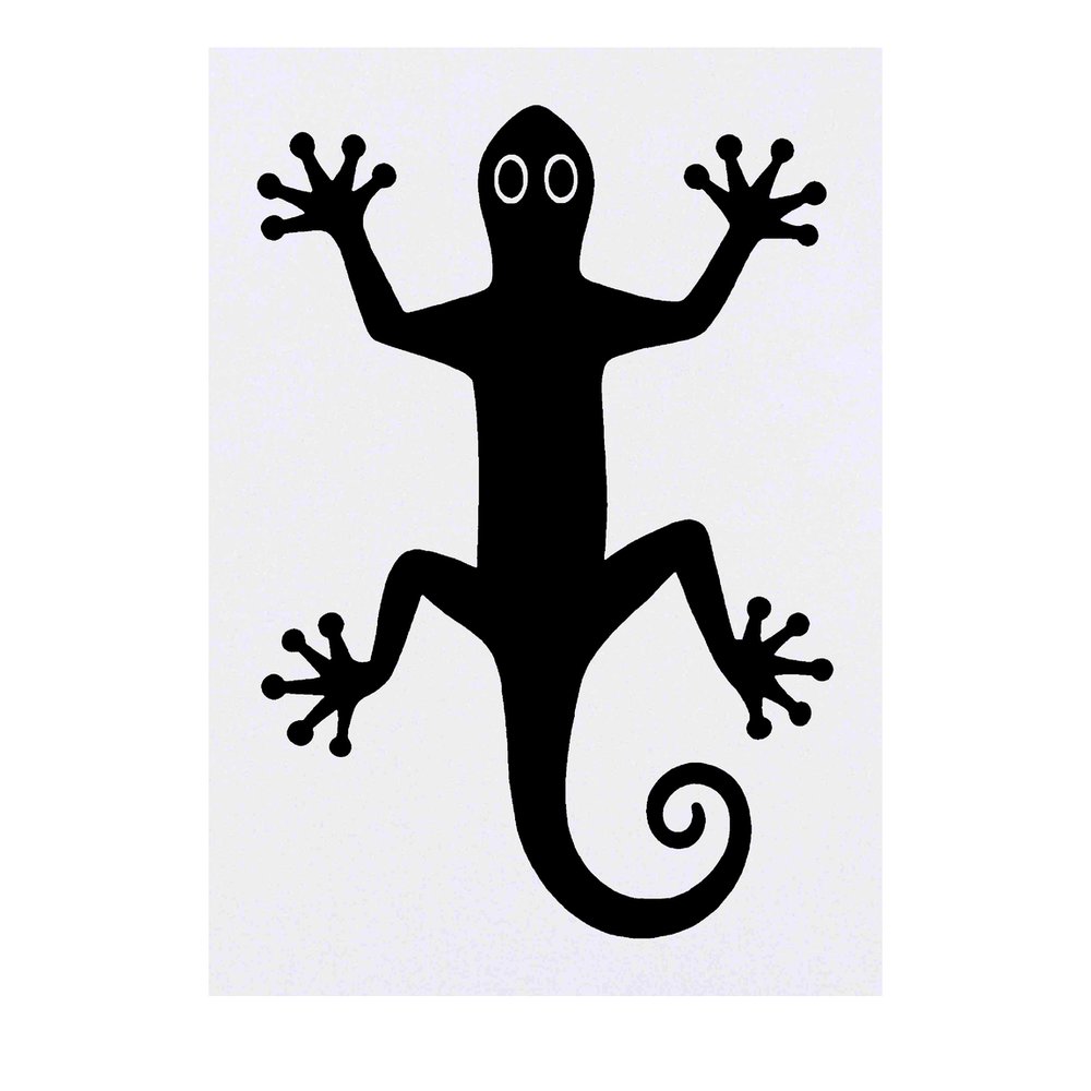 'Gecko' Temporary Tattoo - Water Resistant, Skin-Safe, Non-Toxic Transfer (TO00035034)