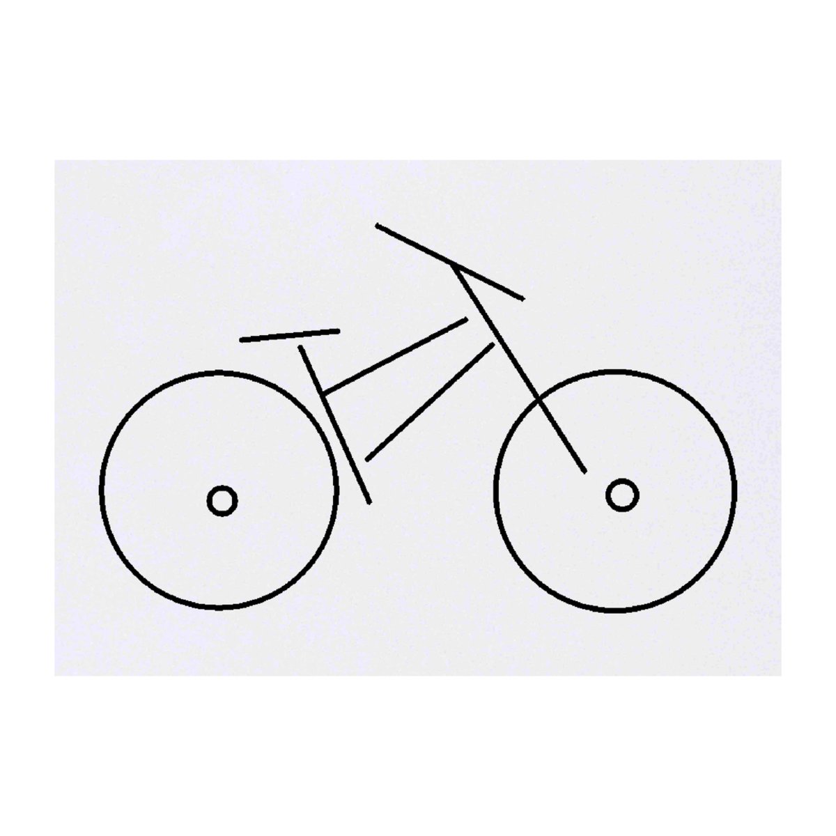 'Bike' Temporary Tattoo -  Water Resistant, Skin-Safe, Non-Toxic Transfer (TO00063959)