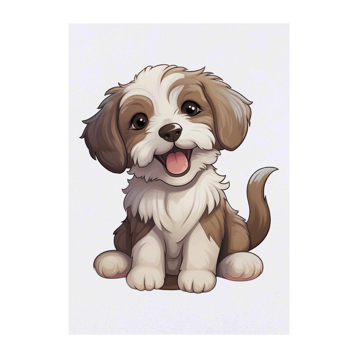 'Havanese ' Temporary Tattoo -  Water Resistant, Skin-Safe, Non-Toxic Transfer (TO00066263)