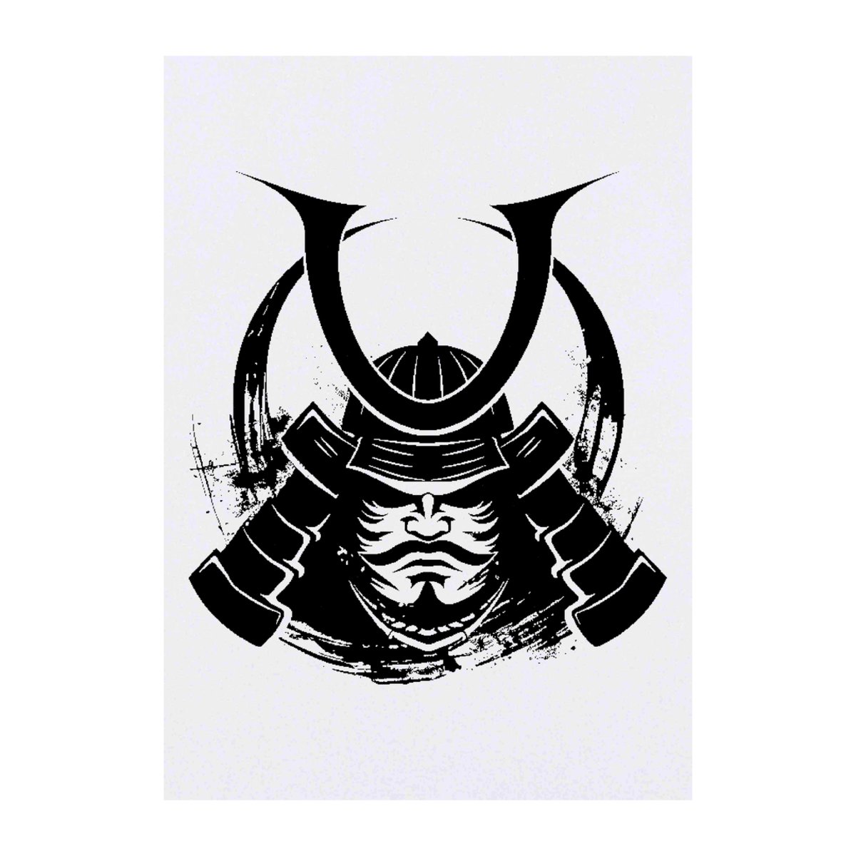 'Concentration Samurai' Temporary Tattoo -  Water Resistant, Skin-Safe, Non-Toxic Transfer (TO00071191)