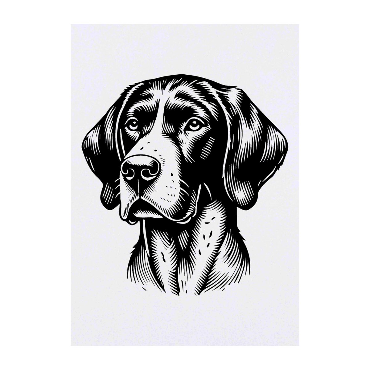 'German Shorthaired Pointer' Temporary Tattoo -  Water Resistant, Skin-Safe, Non-Toxic Transfer (TO00075951)