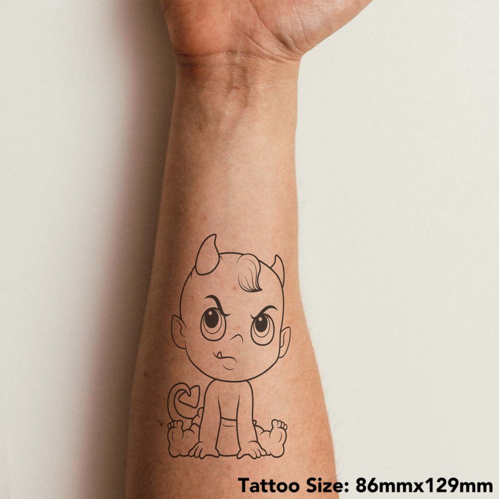 'Devil Baby' Temporary Tattoos (TO028610) eBay