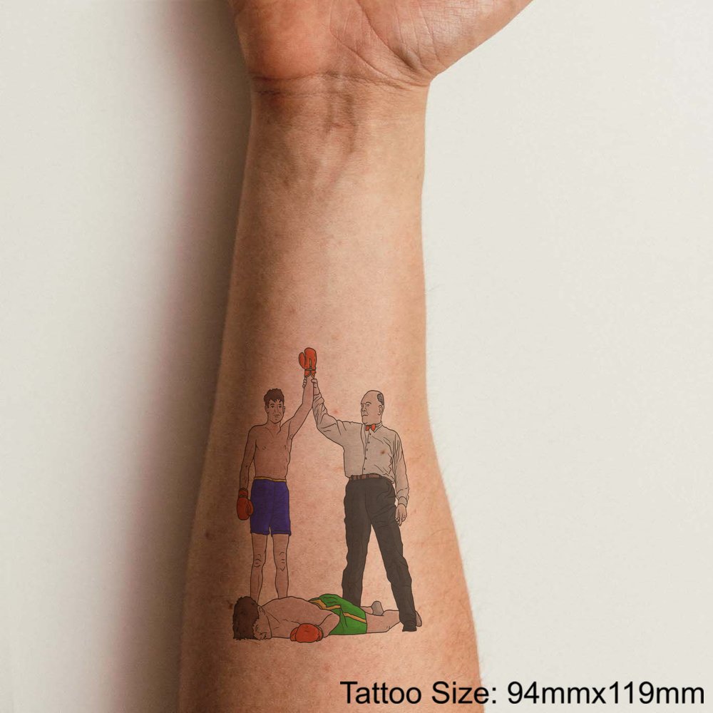 'Boxing Knockout' Temporary Tattoos (TO029225) eBay