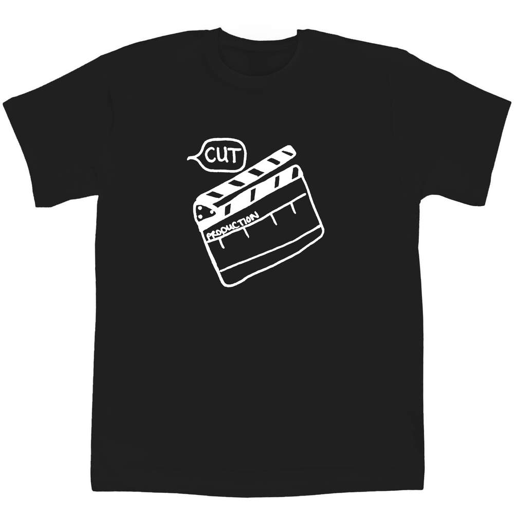 14-15 Years 'Directors Clapper Board' Children's / Kid's T-Shirt (Black) (TS00191973)