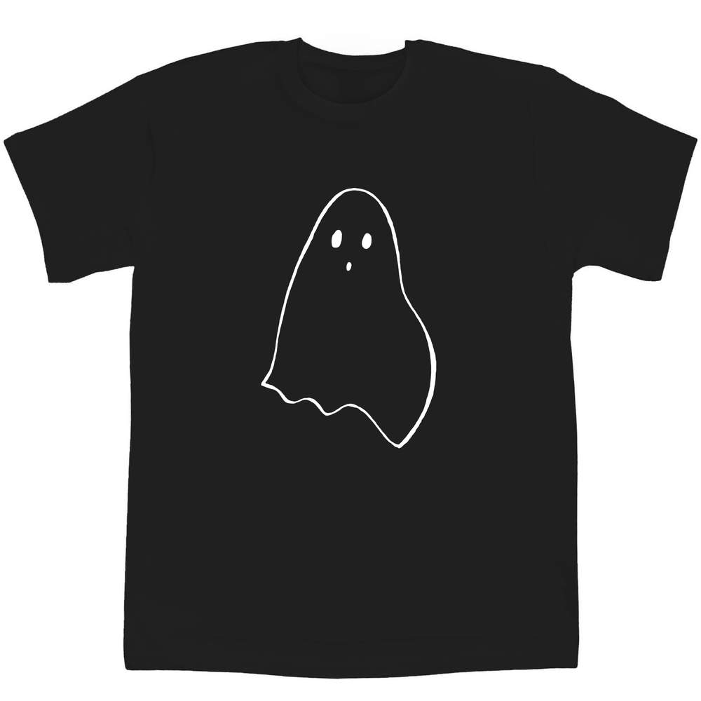 14-15 Years 'Ghost' Children's / Kid's T-Shirt (Black) (TS00338007)