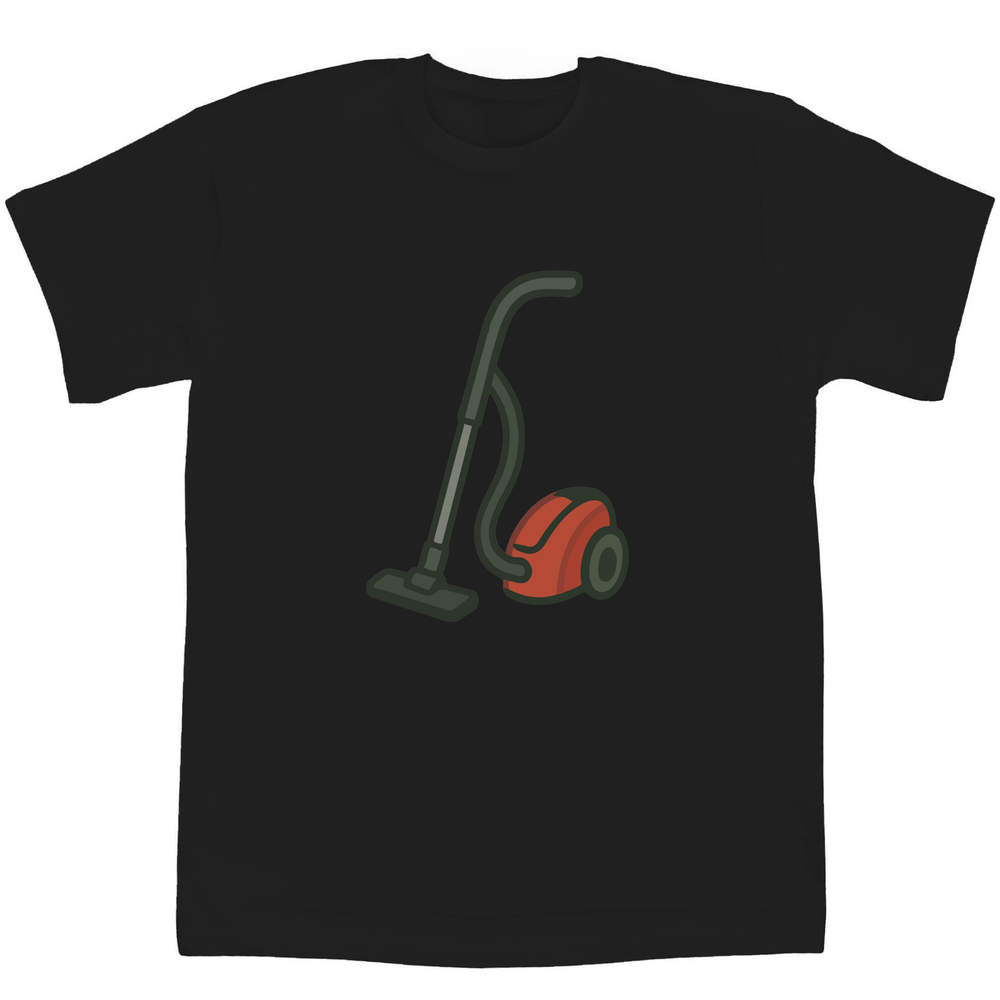 'Compact Vacuum Cleaner' Kids T-Shirt - Black, 14-15 Years - Graphic Tee, 100% Cotton Short Sleeve Top for Boys and Girls (TS00518969)