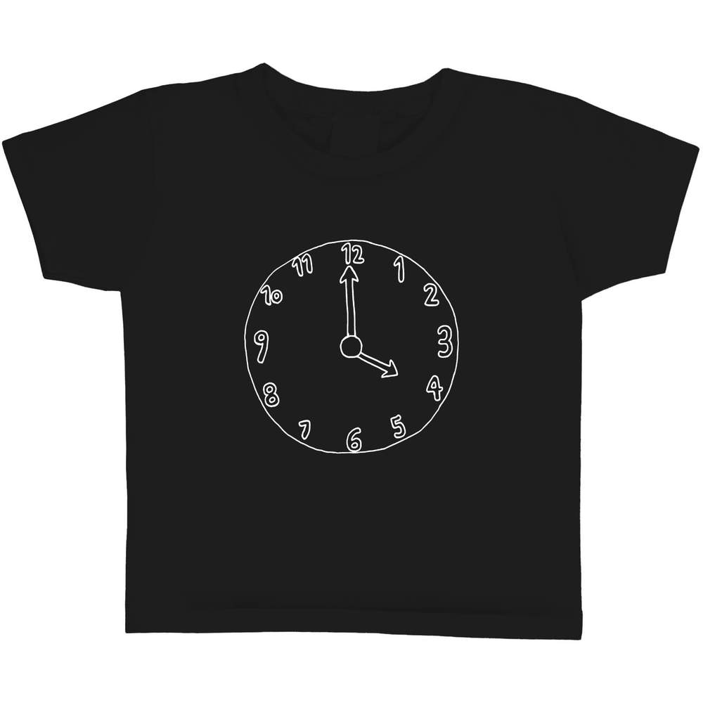 'Clock Face' Children's / Kid's Cotton T-Shirts (TS010007) - Picture 7 of 9
